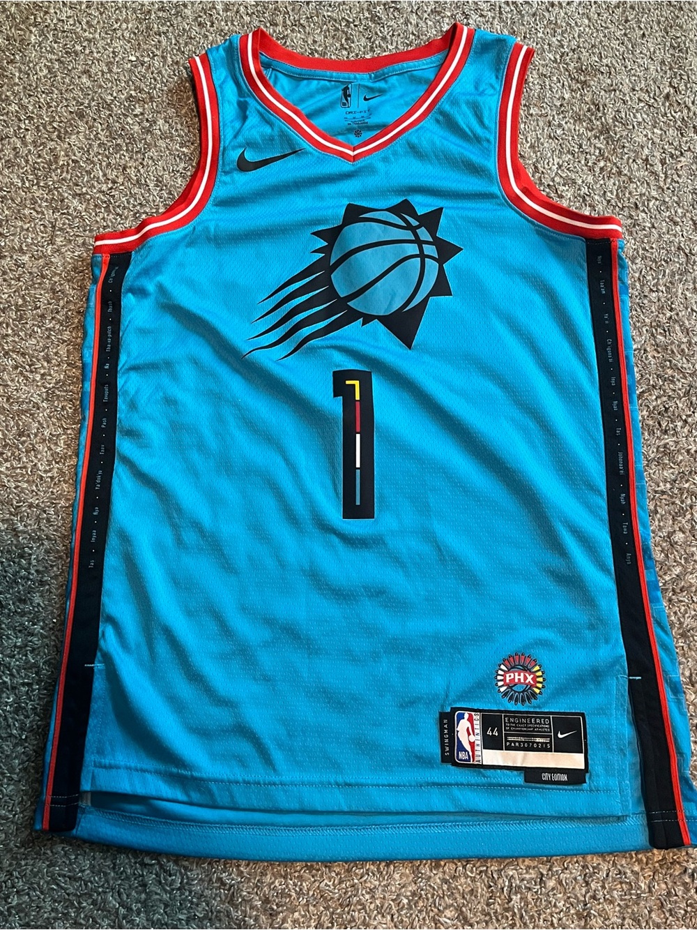 NBA Nike 2022-23 City Edition Phoenix Suns Devin Booker Jersey Men’s Medium (44)